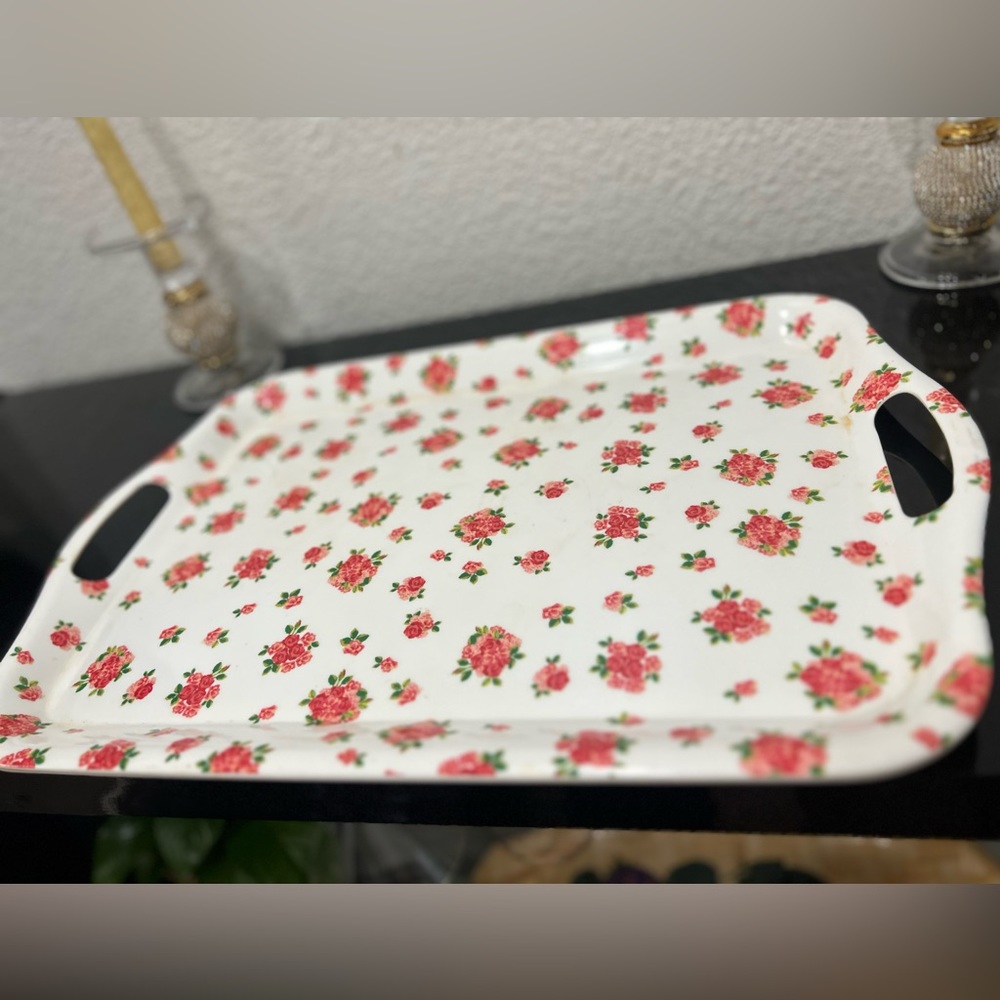 Floral Vintage Serving Tray